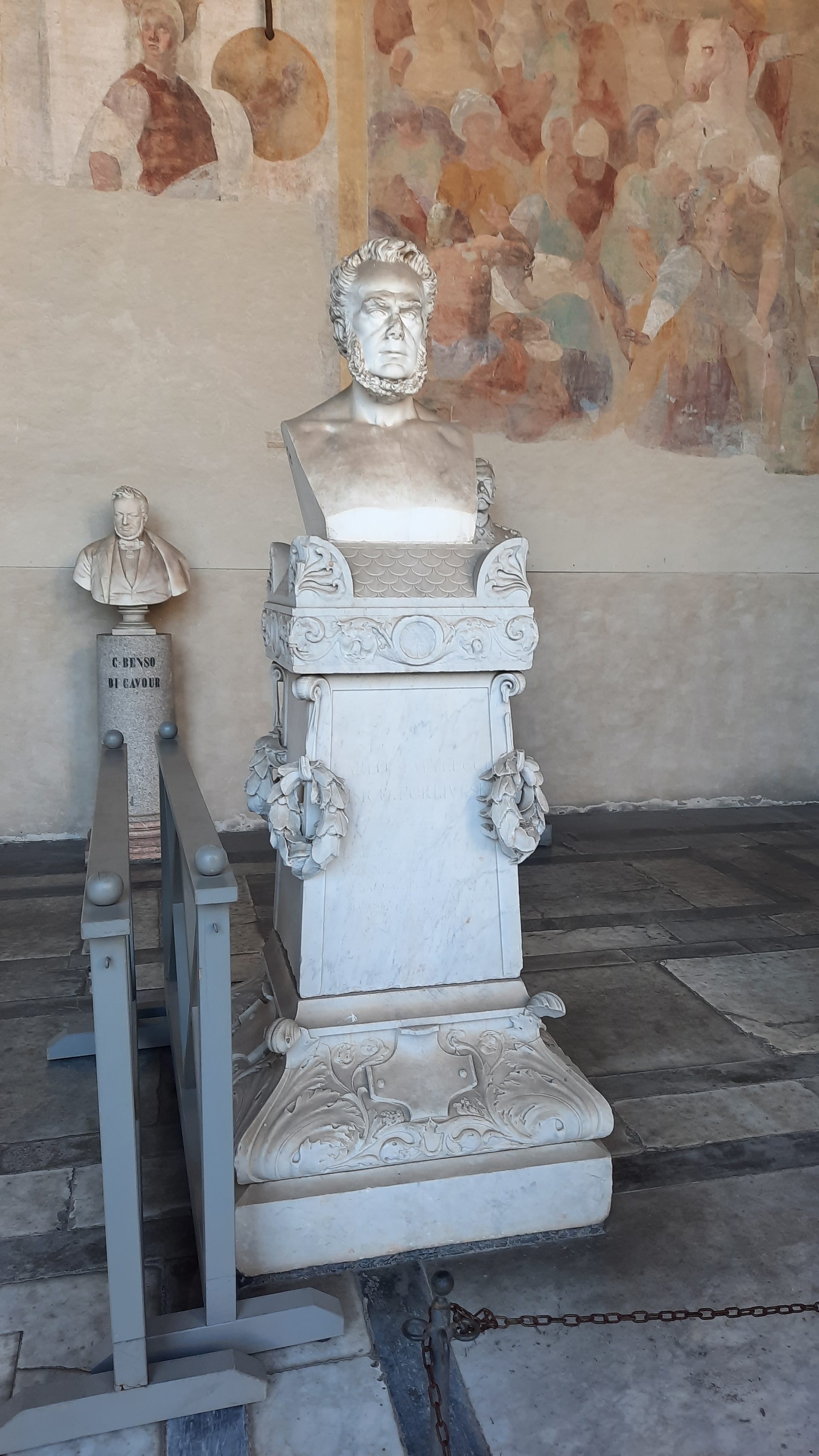 Carlo Matteucci's bust, Campo Santo, Pisa - 02.jpg